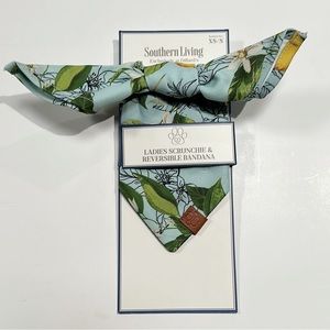 Ladies 🐾 Scrunchie & Reversible Bandana Set